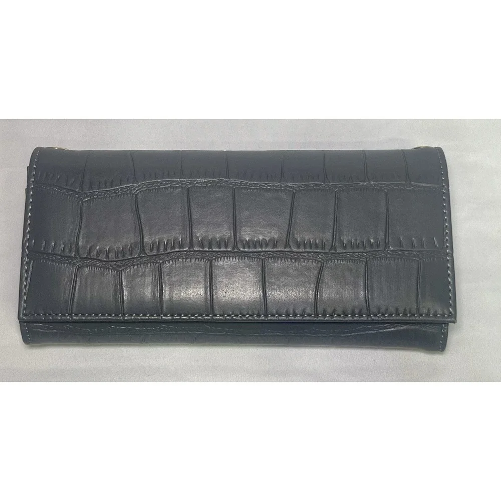 Montana‎ West Gray Western Crossbody Wallet